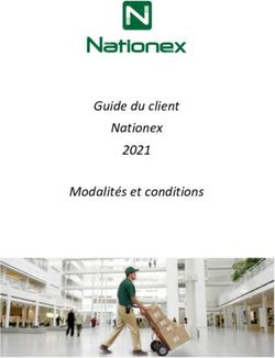 Guide du client Nationex 2021 Modalités et conditions