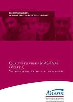 Qualité de vie en MAS-FAM (Volet 2) - Vie quotidienne, sociale, culture et loisirs