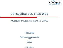 Utilisabilit&eacute; des sites Web - Eric Jamet Quelques travaux en cours au CRPCC - MARSOUIN.ORG