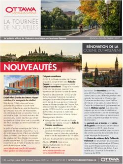 NOUVEAUTÉS LA TOURNÉE DE NOUVELLES - Tourisme Ottawa