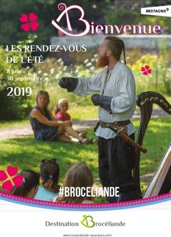 Ienvenue - #BROCELIANDE - Office de Tourisme Brocéliande