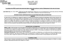 Cours de 35 h - CIUSSS de la Capitale-Nationale