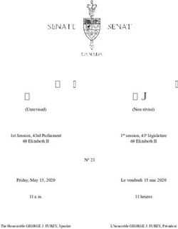 JOURNALS OF - Senate of Canada