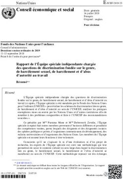 Conseil économique et social - Nations Unies - Unicef