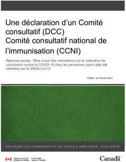 Une déclaration d'un Comité consultatif (DCC) Comité consultatif national de l'immunisation (CCNI) - Canada.ca