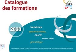 Catalogue des formations - 2020 SANTÉ - CREAI Grand Est