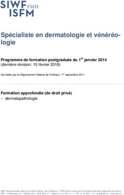 Spécialiste en dermatologie et vénéréo-logie - FMH