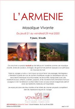 L'ARMENIE Mosaïque Vivante - Du jeudi 21 au vendredi 29 mai 2020