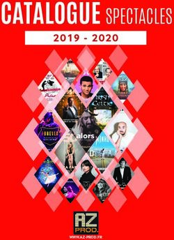 CATALOGUE SPECTACLES 2019 2020 - AZ Prod