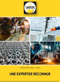 UNE EXPERTISE RECONNUE - CATALOGUE 2018 2019 - Lascol Lubrifiants