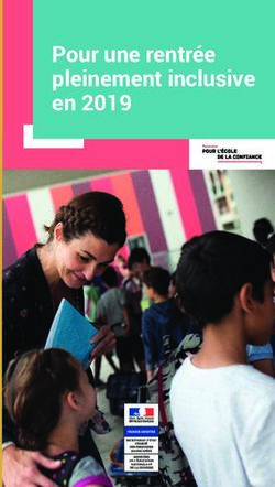 Pour une rentrée pleinement inclusive en 2019 - Handicap.gouv