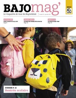 Rentr&eacute;e scolaire DOSSIER P. 12 - Le magazine de tous les Bagnoletais - Ville de Bagnolet