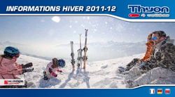 InformatIons HIver 2011-12 - agence Rudaz