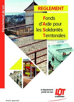 REGLEMENT Fonds d'Aide pour les Solidarités Territoriales - Le Département proche de vous - Département du Lot