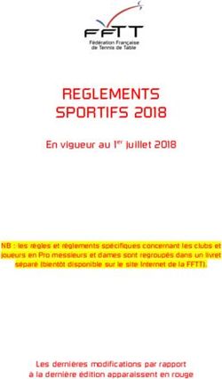 REGLEMENTS SPORTIFS 2018 - En vigueur au 1er juillet 2018 - Pongiste.fr