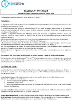 R&Egrave;GLEMENT INT&Eacute;RIEUR - LYC&Eacute;E LOUIS GIRARD