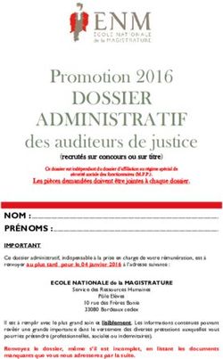 DOSSIER ADMINISTRATIF - Promotion 2016