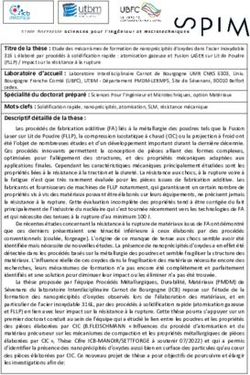 Descriptif d&eacute;taill&eacute; de la th&egrave;se : UTBM