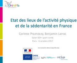 Etat des lieux de l'activité physique et de la sédentarité en France - Corinne Praznoczy, Benjamin Larras - Onaps