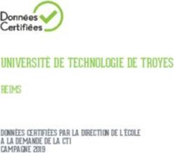 UNIVERSIT&Eacute; DE TECHNOLOGIE DE TROYES - REIMS DONN&Eacute;ES CERTIFI&Eacute;ES PAR LA DIRECTION DE L'&Eacute;COLE A LA DEMANDE DE LA CTI CAMPAGNE 2019 ...