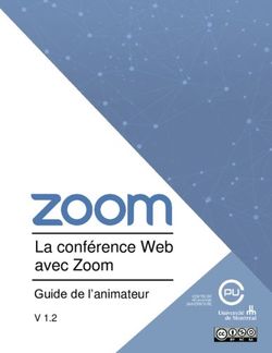La conférence Web avec Zoom - Guide de l'animateur V 1.2 - Centre de pédagogie universitaire