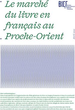 Le marché du livre en français au Proche-Orient - BIEF