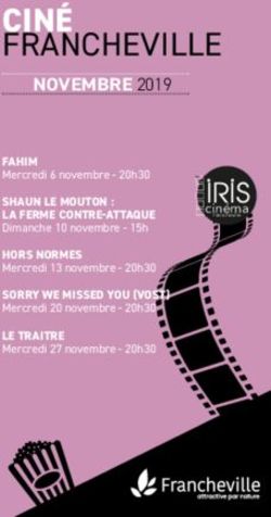CIN&Eacute; FRANCHEVILLE NOVEMBRE 2019 - Culture