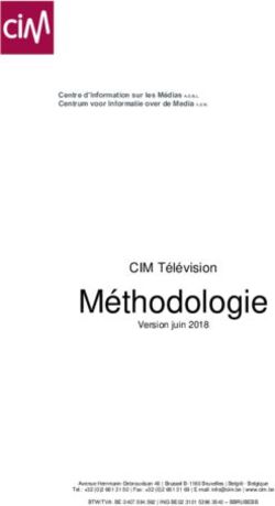 Méthodologie CIM Télévision