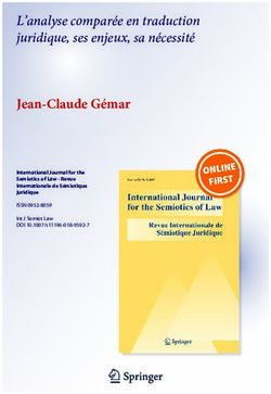Jean-Claude Gémar L'analyse comparée en traduction juridique, ses enjeux, sa nécessité