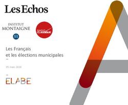 Les Français et les élections municipales - 05 mars 2020 - Institut Montaigne