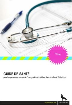 GUIDE DE SANTÉ pour les personnes issues de l'immigration et résidant dans la ville de Wolfsburg - Stadt Wolfsburg