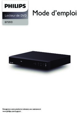 Mode d'emploi Lecteur de DVD - EP200 - image