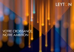 VOTRE CROISSANCE, NOTRE AMBITION - Leyton