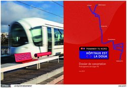 Dossier de concertation - Prolongement de la ligne T6 LA VILLE EN MOUVEMENT - Villeurbanne