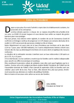 &Eacute;dito du Pr&eacute;sident - UDAF 35