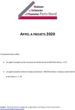 APPEL A PROJETS 2020 - Calenda