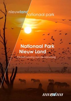 Nationaal Park Nieuw Land - Onderbouwing van de aanvraag