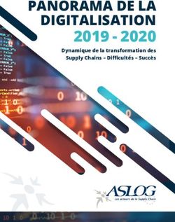 2019 2020 PANORAMA DE LA DIGITALISATION - Dynamique de la transformation des Supply Chains - Difficultés - Succès - ASLOG