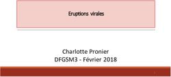 Charlotte Pronier DFGSM3 - Février 2018 - Eruptions virales - aaemr