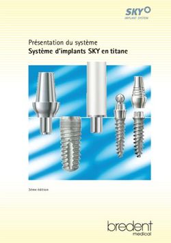 Présentation du système Système d'implants SKY en titane - 3ème édition - bredent