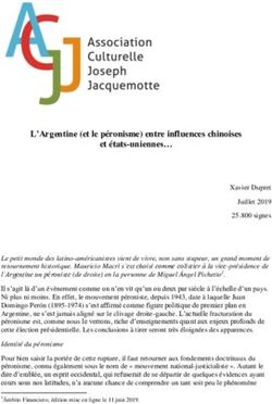 L'Argentine (et le p&eacute;ronisme) entre influences chinoises et &eacute;tats-uniennes