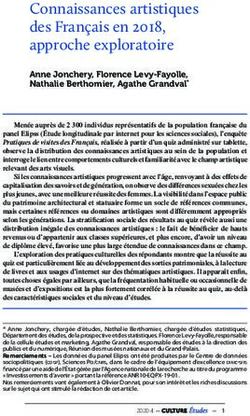 Connaissances artistiques des Fran&ccedil;ais en 2018, approche exploratoire