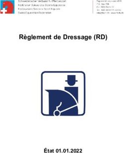R&egrave;glement de Dressage (RD) - &Eacute;tat 01.01.2022