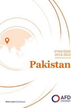 Pakistan STRATÉGIE 2018-2022 - Agence Française de Développement