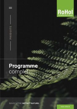 Programme complet - SUIVEZ VOTRE INSTINCT NATUREL www.rohol.at