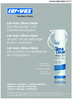 Car-wax clima clean Das Reinigungs- und Desinfektionssystem.