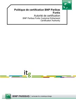 Politique de certification BNP Paribas Fortis - Autorité de certification BNP Paribas Fortis Customer Ephemeral Certification Authority - IGC BNP ...