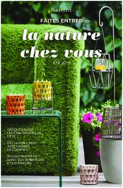 La nature chez vous FAITES ENTRER - ÉTÉ 2019 - PartyLite
