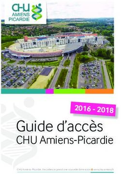 Guide d'accès CHU Amiens-Picardie 2016 2018