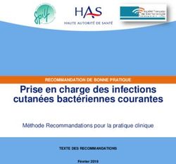 Prise En Charge Des Infections Cutanées Bactériennes Courantes ...